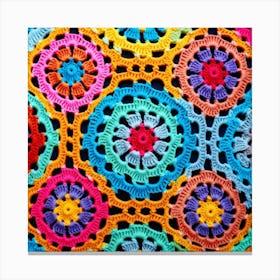 Crocheted Afghan 2 Canvas Print