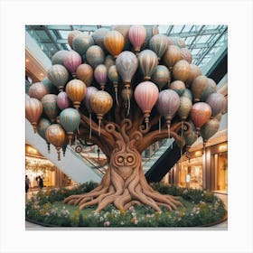 Owl Tree Canvas Print