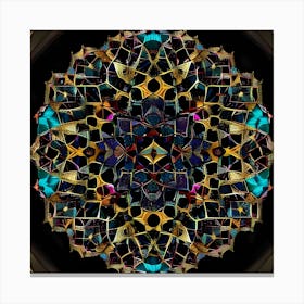 Abstract Mandala Canvas Print