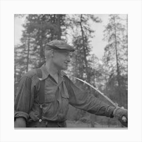 Grant County, Oregon Malheur National Forest, Lumberjack By Russell Lee 1 Canvas Print