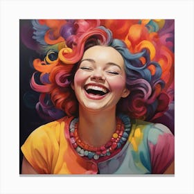 Laughing mood 1 Canvas Print