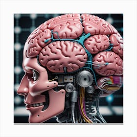 Brain Of A Robot 8 Canvas Print