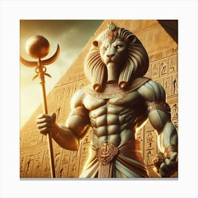 Sekhmet Grand Warrior Canvas Print