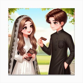 Islamic Wedding 3 Canvas Print