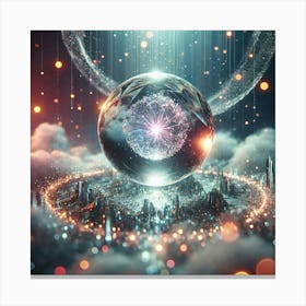 Fractal City Canvas Print