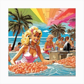 Beach Party Canvas Print