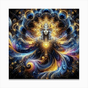 Psychedelic Goddess Canvas Print