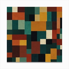 Abstract Squares 1 Canvas Print