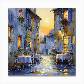 Evening In Florence Canvas Print