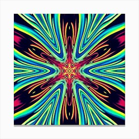 Abstract Psychedelic Art 20 Canvas Print