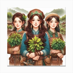 The Forest Maker Ladies Canvas Print
