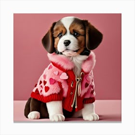 Beagle Puppy Canvas Print