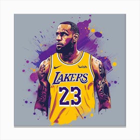 LeBron James 2 Canvas Print