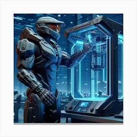 Halo 3 6 Canvas Print