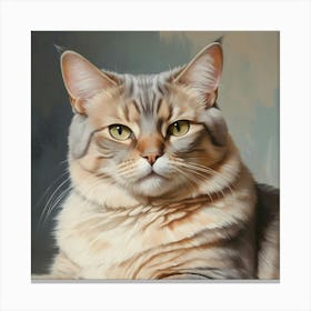 Cat Portrait Canvas Print