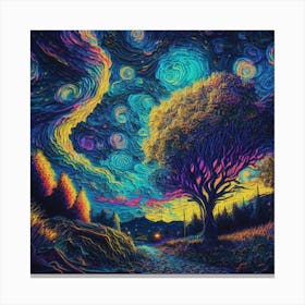 Starry Night Canvas Print