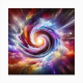 Beginning of the universe Canvas Print