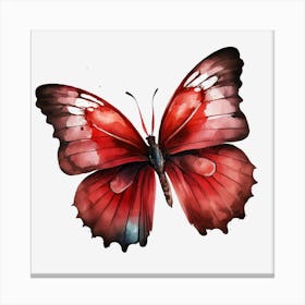 Red Butterfly Canvas Print