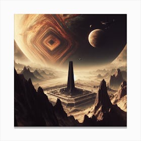 Alien Planet Canvas Print