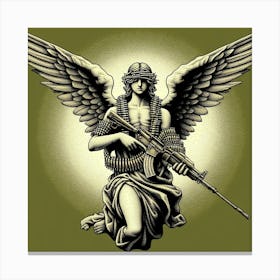 Angel Of War Canvas Print