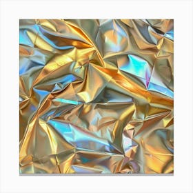 Gold Foil Background Canvas Print