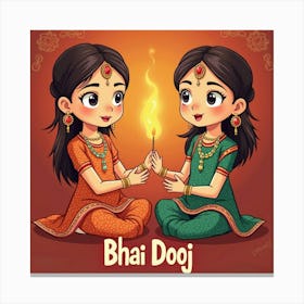 Bhai Dooj Canvas Print