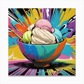 I Scream Canvas Print