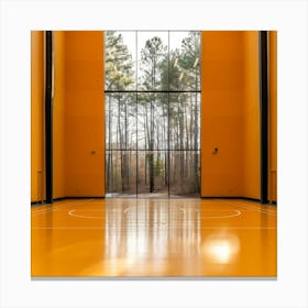 Basketball Court Canvas Print