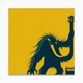 Guitar Monster Canvas Print