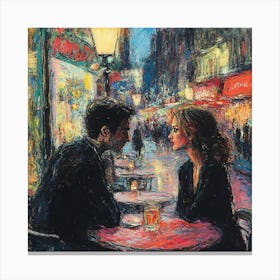 Paris At Night 2 Canvas Print