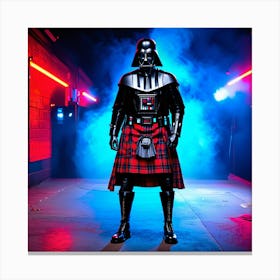 Darth Vader in a kilt Canvas Print