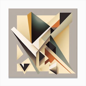 Abstract Geometric Painting 2 Canvas Print