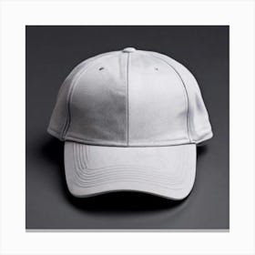 White Baseball Cap 1 Canvas Print