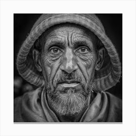 Portrait Of An Old Man 2 Canvas Print