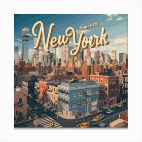 New York City 4 Canvas Print