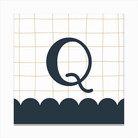 Letter Q Canvas Print