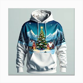 Christmas Hoodie 1 Canvas Print