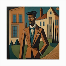 Man In Suit Canvas Print