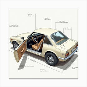 Bmw 320 Canvas Print