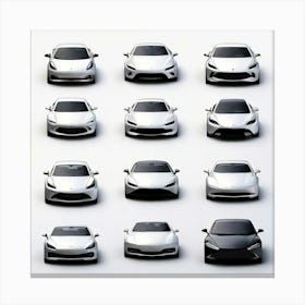 Mock Up Blank Plates Vehicle Customizable Registration Auto Metal Template Unprinted Clea (9) Canvas Print
