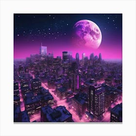 Citynight2 1 Canvas Print