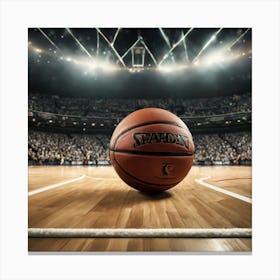 Basketball Court 1 Canvas Print