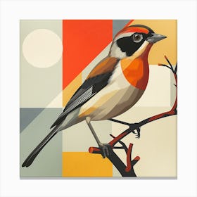 Bird On A Branch 3 Canvas Print