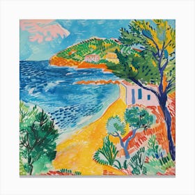 Coastal Vista Matisse Style 9 Canvas Print