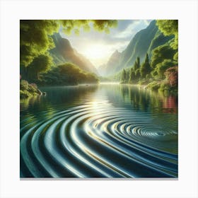 Water Ripples Canvas Print