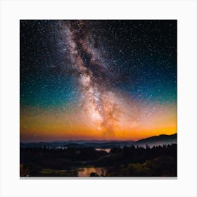 Milky Way Canvas Print