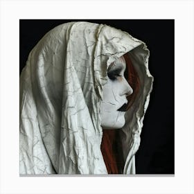 Shrouded Woman Canvas Print