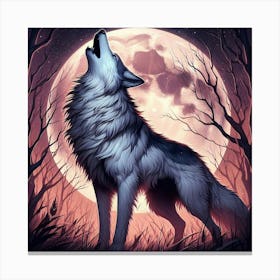 Howling Wolf 2 Canvas Print