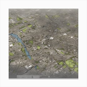0 Glasgow Map Esrgan V1 X2plus Canvas Print