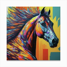 Colorful Horse 1 Canvas Print